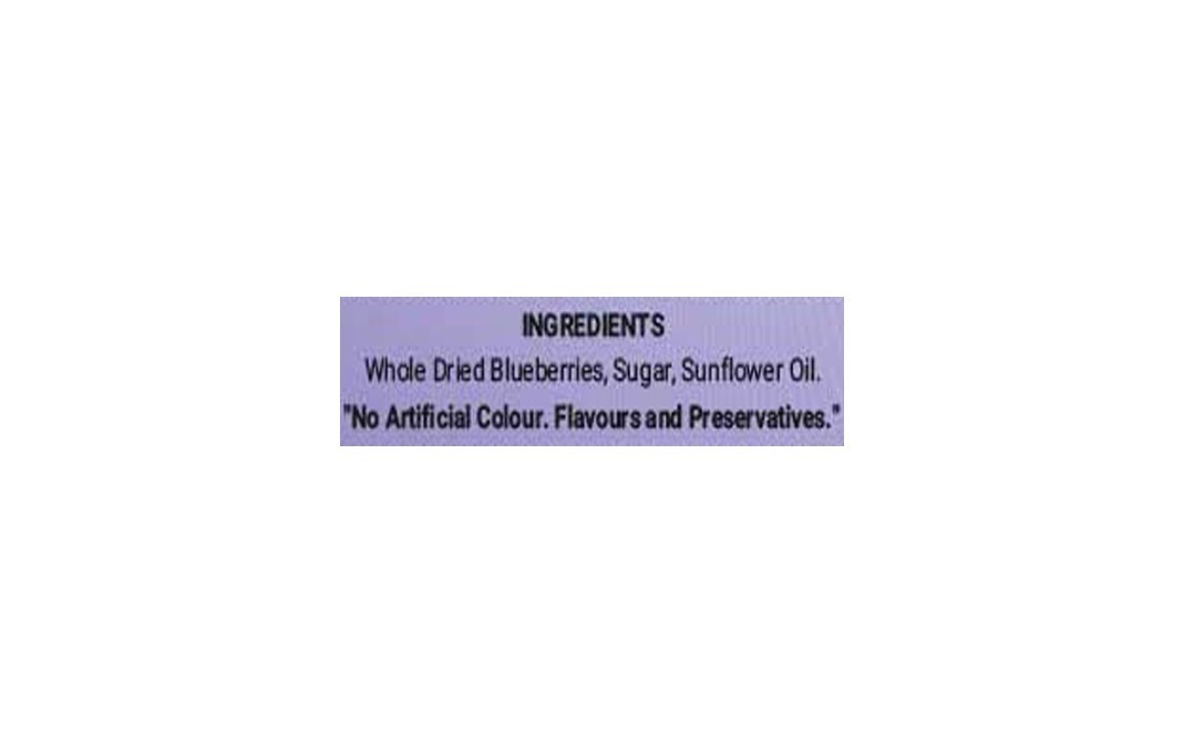 True Elements Dried Blueberries    Pack  125 grams